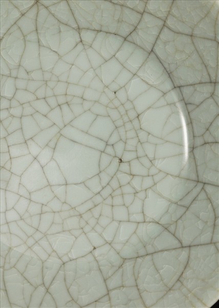 官窯 青瓷葵口盤