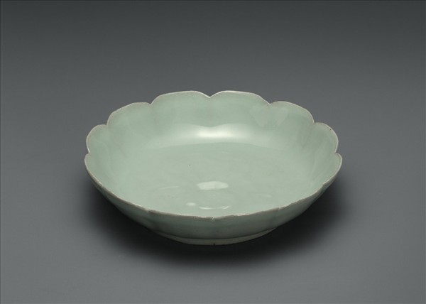 官窯 青瓷花式洗