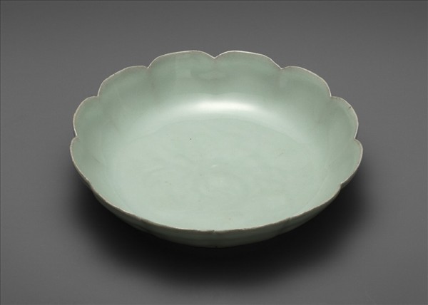 官窯 青瓷花式洗