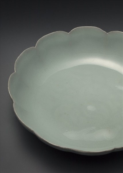 官窯 青瓷花式洗