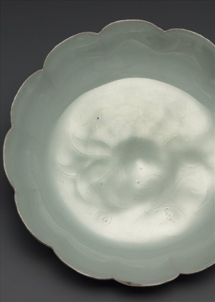 官窯 青瓷花式洗