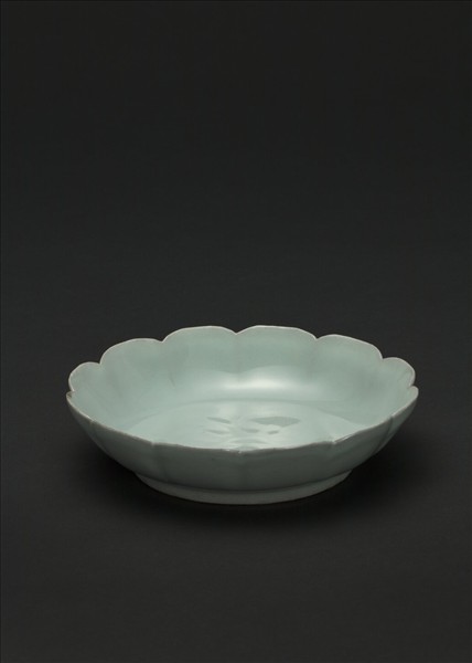 官窯 青瓷花式洗