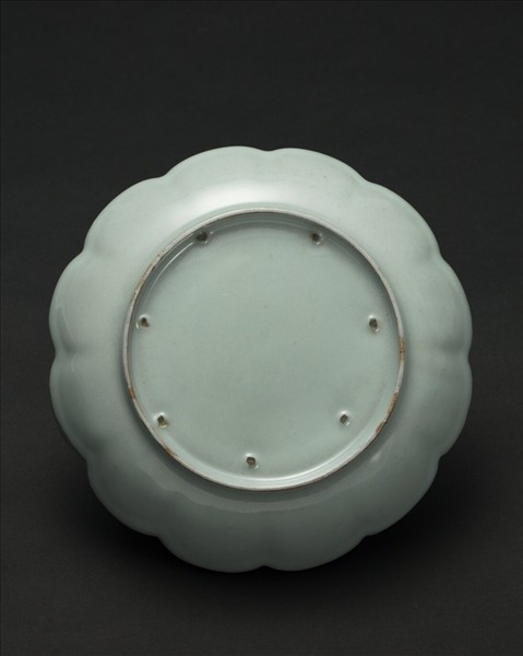 官窯 青瓷花式洗