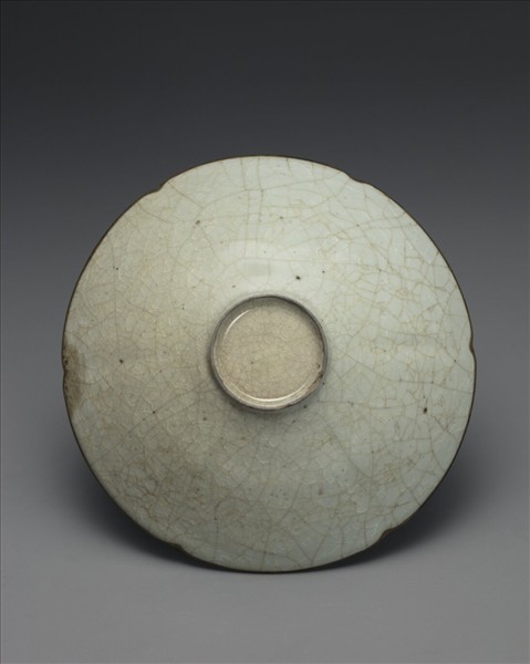 官窯 青瓷葵口碗