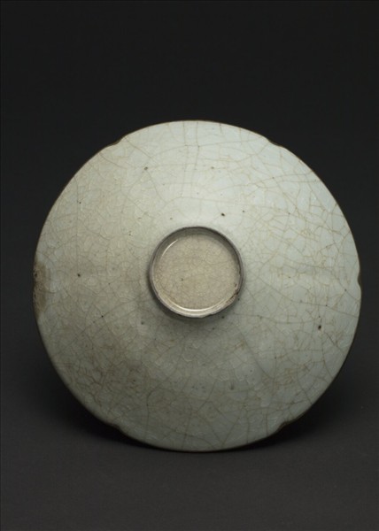 官窯 青瓷葵口碗