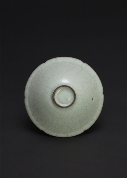 官窯 青瓷葵口碗