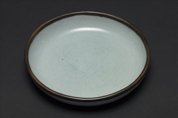 汝窯 青瓷洗 「奉華」銘