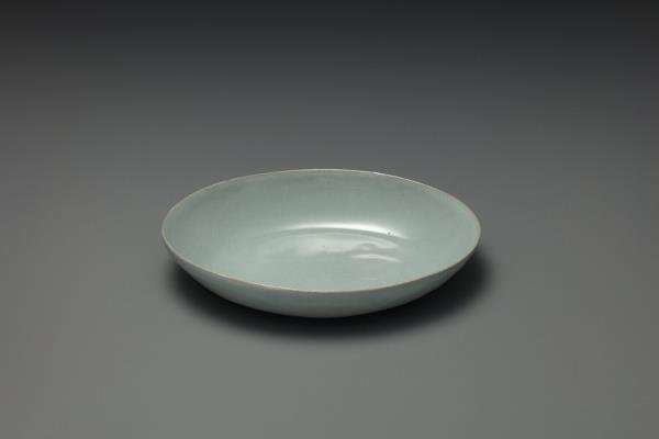 汝窯 青瓷橢圓小洗