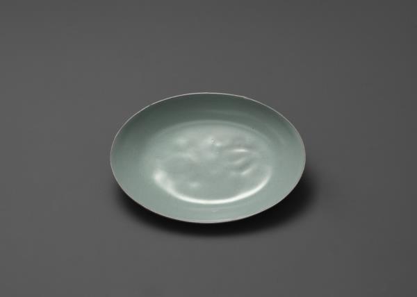 汝窯 青瓷橢圓小洗