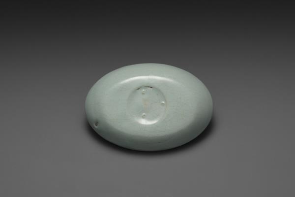 汝窯 青瓷橢圓小洗