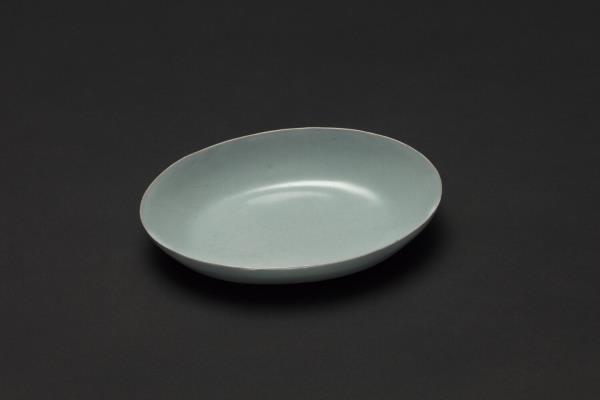 汝窯 青瓷橢圓小洗