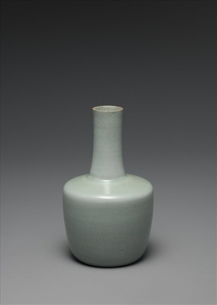 汝窯 青瓷紙槌瓶