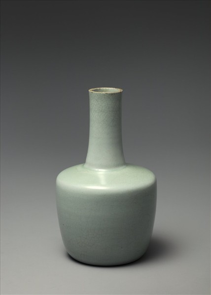 汝窯 青瓷紙槌瓶