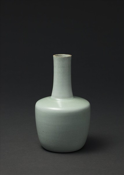 汝窯 青瓷紙槌瓶