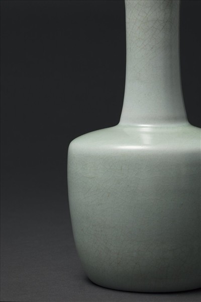 汝窯 青瓷紙槌瓶