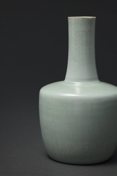 汝窯 青瓷紙槌瓶