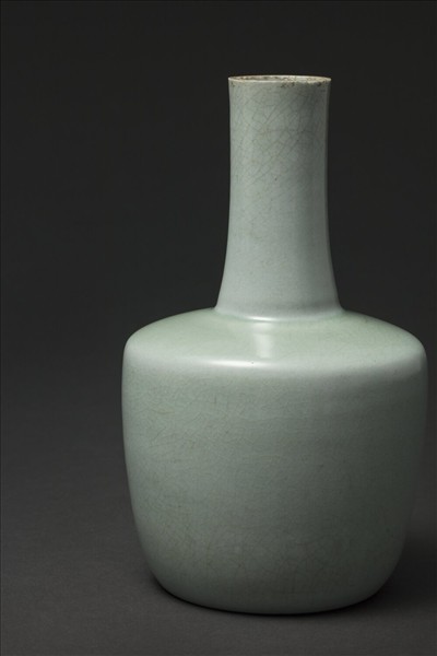 汝窯 青瓷紙槌瓶