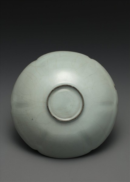 官窯 青瓷葵口碗