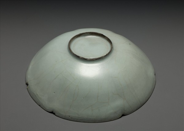 官窯 青瓷葵口碗