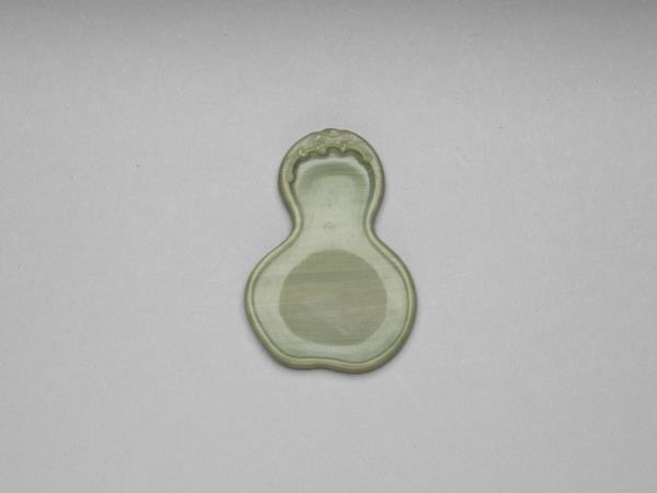 松花石蒲蘆式硯