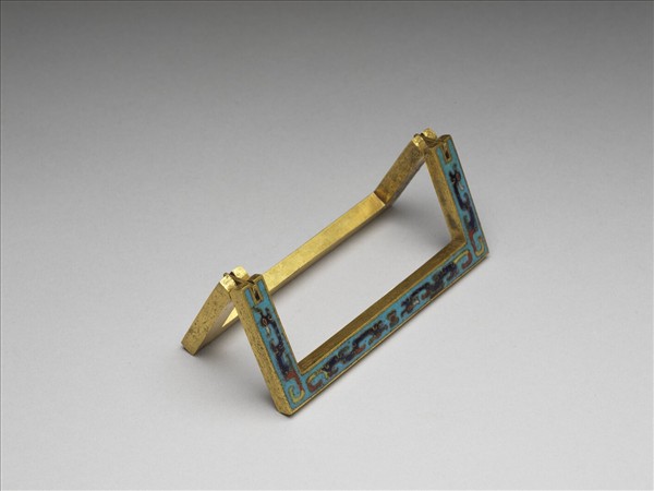 掐絲琺瑯倣圈書鎮