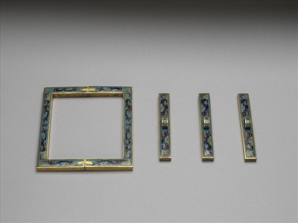 掐絲琺瑯倣圈書鎮