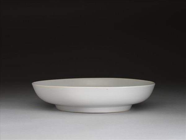 甜白釉盤