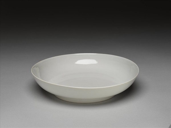 甜白釉盤