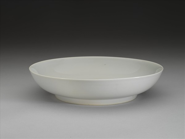 甜白釉盤