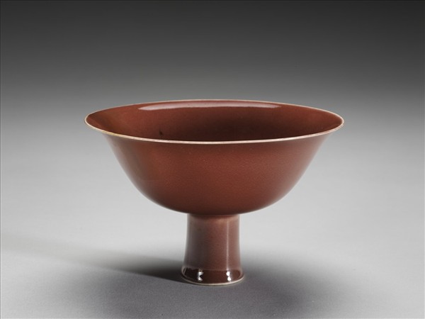 永樂欵霽紅暗龍靶盌