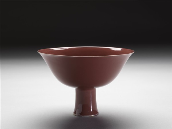 永樂欵霽紅暗龍靶盌