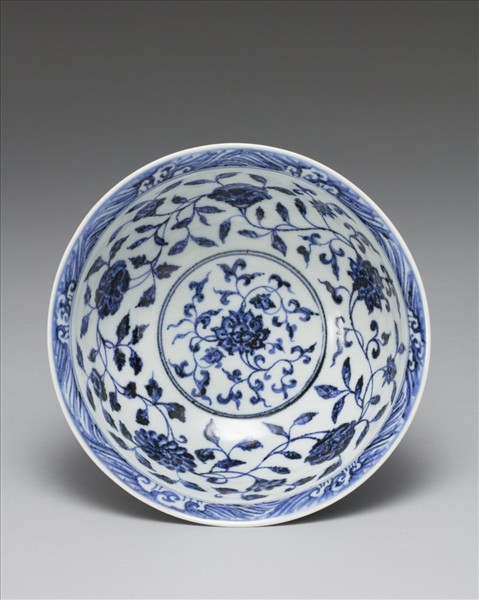 青花蓮紋碗