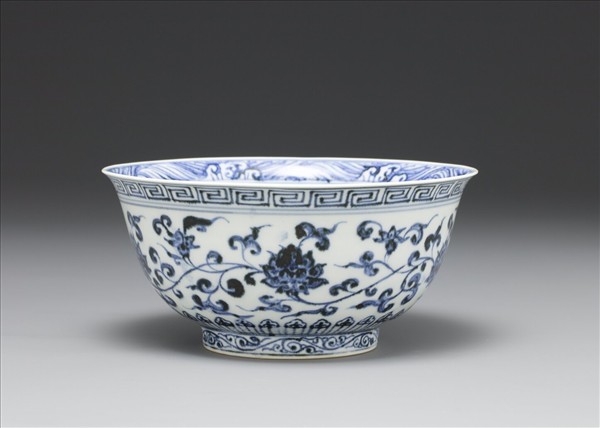 青花蓮紋碗