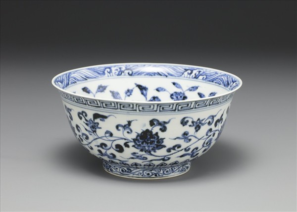 青花蓮紋碗