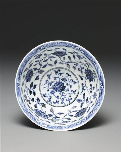 青花蓮紋碗
