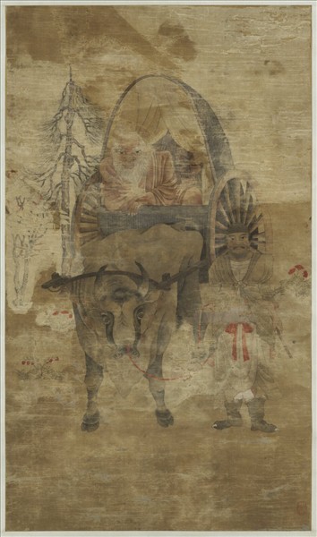 無款太上渡關圖　軸