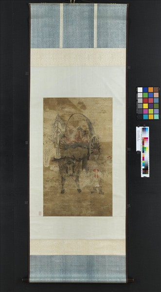 無款太上渡關圖　軸