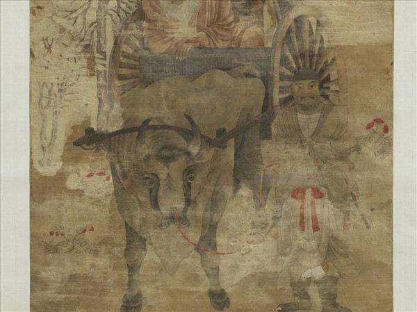 無款太上渡關圖　軸