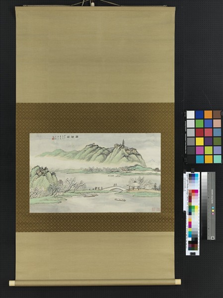 民國吳淑娟西湖圖　軸