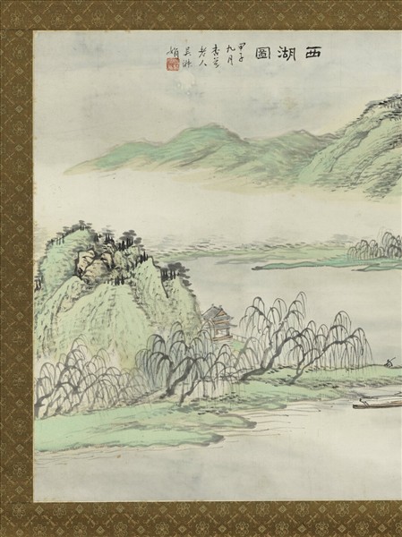 民國吳淑娟西湖圖　軸