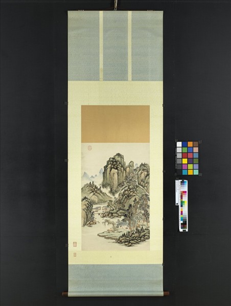 無款清暉娛景　軸