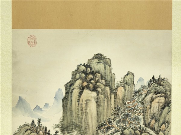 無款清暉娛景　軸