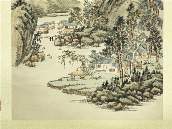 無款清暉娛景　軸