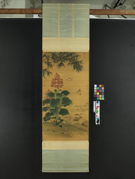 無名氏臨王淵花鳥　軸