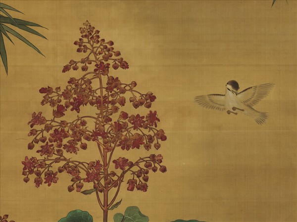 無名氏臨王淵花鳥　軸