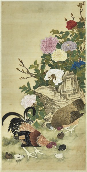 無名氏畫富貴吉慶圖　軸