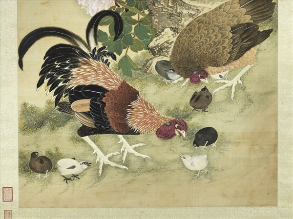 無名氏畫富貴吉慶圖　軸