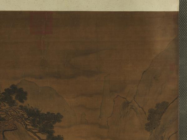 宋劉松年畫瑤池獻壽圖　軸