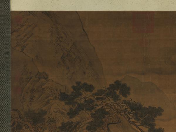 宋劉松年畫瑤池獻壽圖　軸