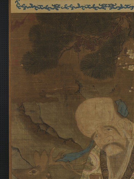 宋人畫壽星　軸